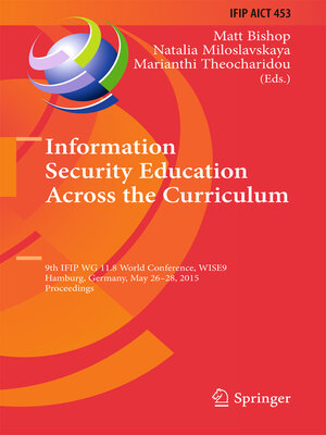 cover image of Information Security Education Across the Curriculum